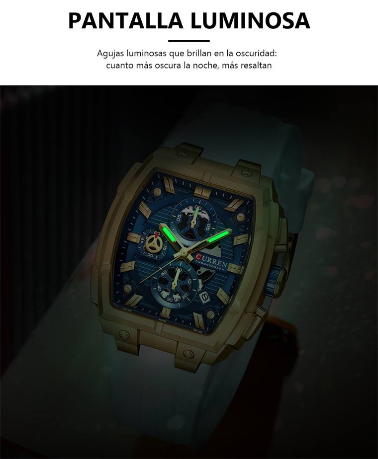 Agujas luminosas - Curren 8488